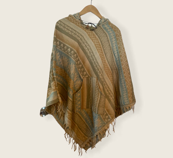 AlaskiWear Adult Blanket Poncho Long
