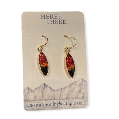 Destination Marquise Drop Earrings-Local-Valdez Sand w/ Opal-Bottoms Up Boutique-Anchorage AK