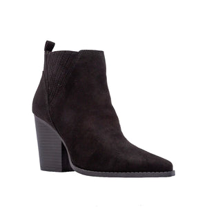 Black Pointed Toe Ankle Boots