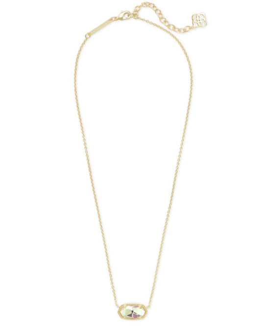 Elisa Necklace Gold Dichroic Glass-Jewelry-Bottoms Up Boutique-Anchorage AK