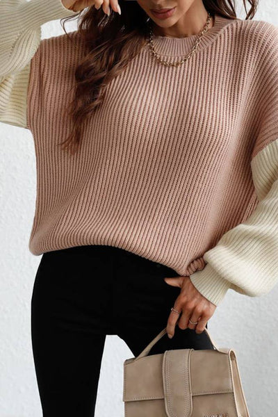 Oversized Pink Pullover Sweater