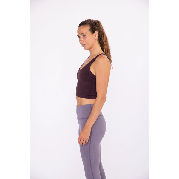 Ribbed Seamless Cropped Tank