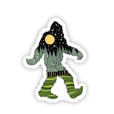 Bigfoot Nature Sticker