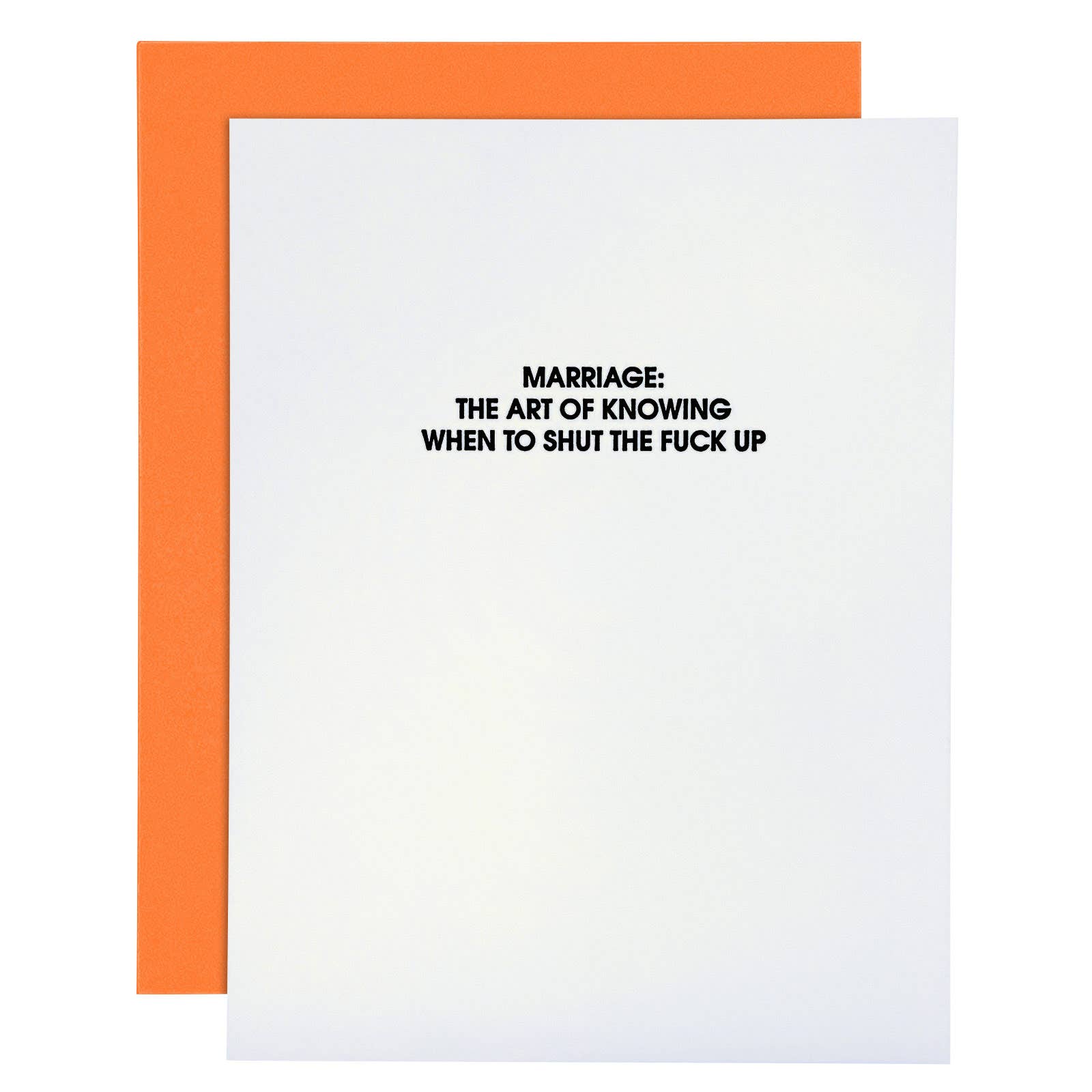 Marriage Shut The F*ck Up Card-Home-Bottoms Up Boutique-Anchorage AK