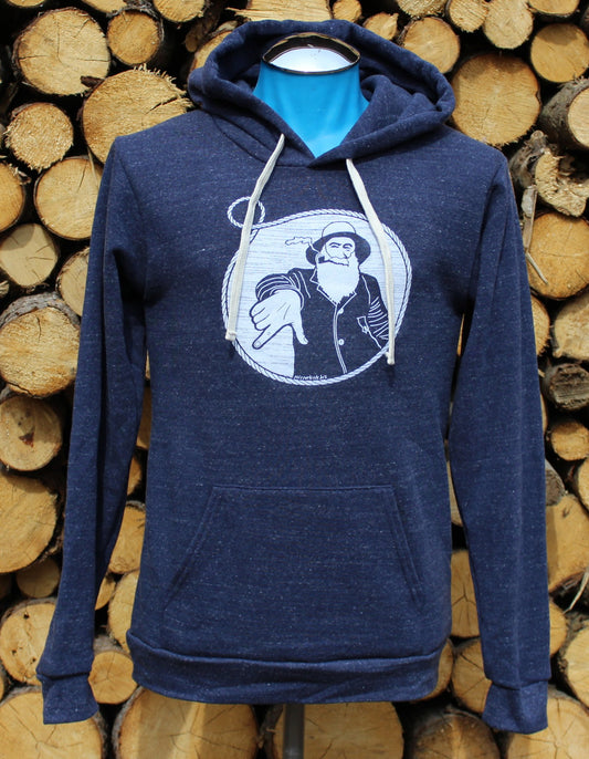 Captain Doug Heather Navy Pullover by Scissorkick AK-Sweatshirt, Hoodies & Windbreakers-Bottoms Up Boutique-Anchorage AK