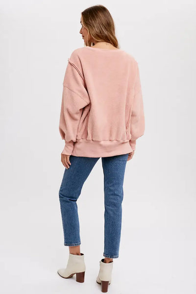 Dusty Pink Crewneck