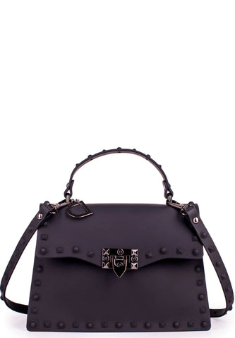 Mini Matte Studded Handbag