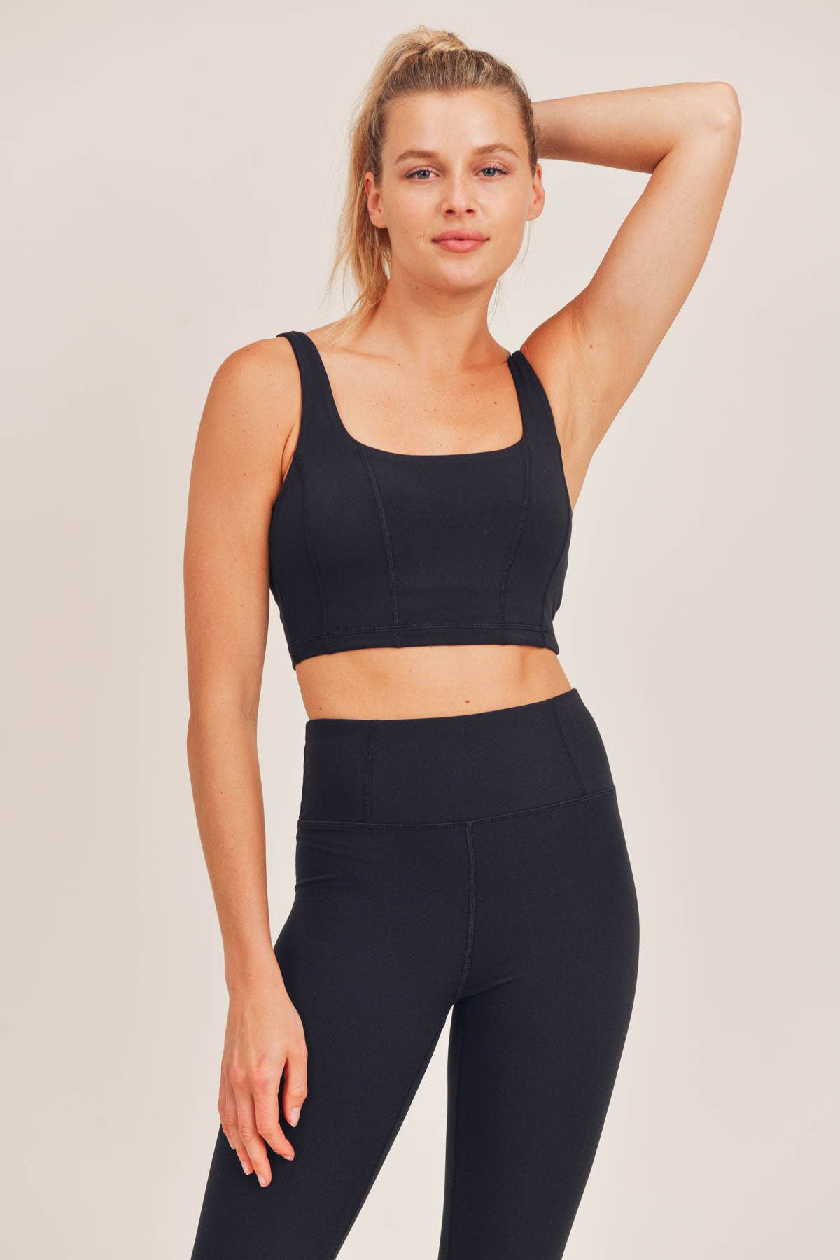 Paneled Double Layer Sports Bra – Bottoms Up Boutique