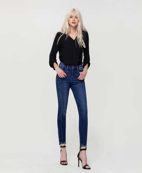 High Rise Skinny W Front Seam