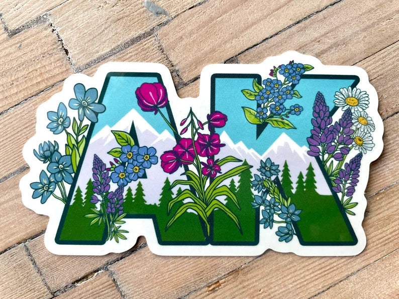 AK Wild Flower Sticker