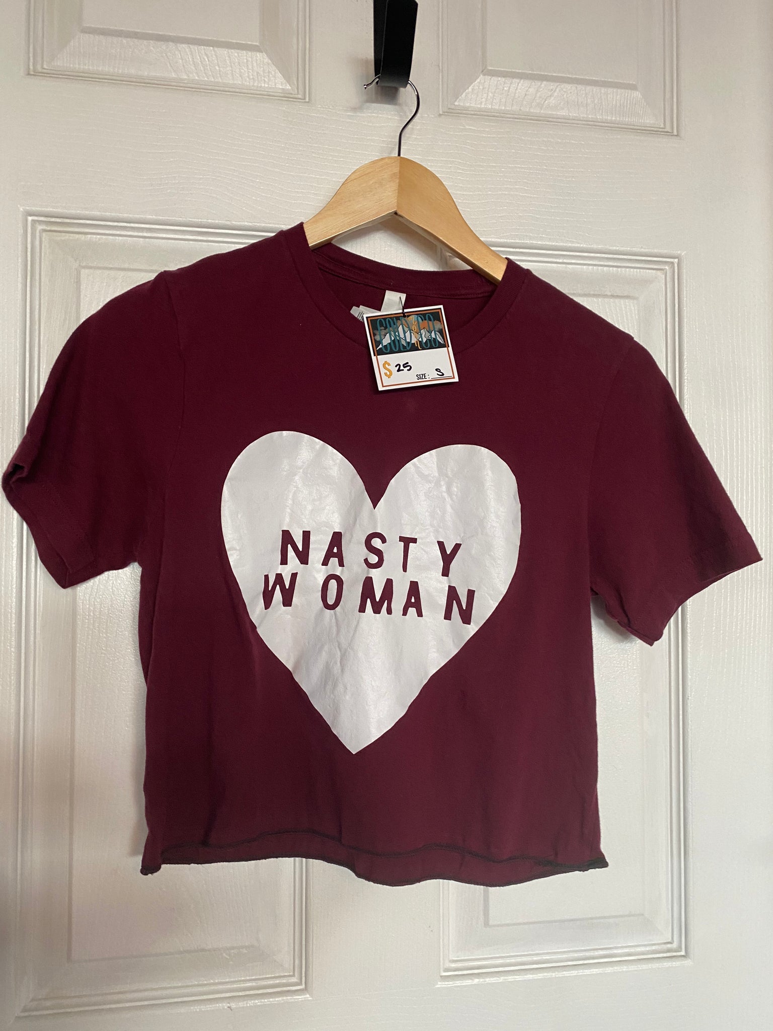 Cold Moon Cropped Shirt Nasty Woman L