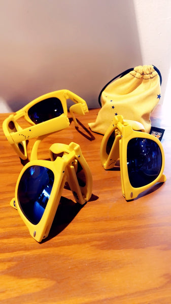 Foldable Yellow Sunnies by 907-IWear