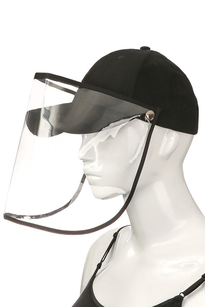 Protective Snap On Hat and Face Shield