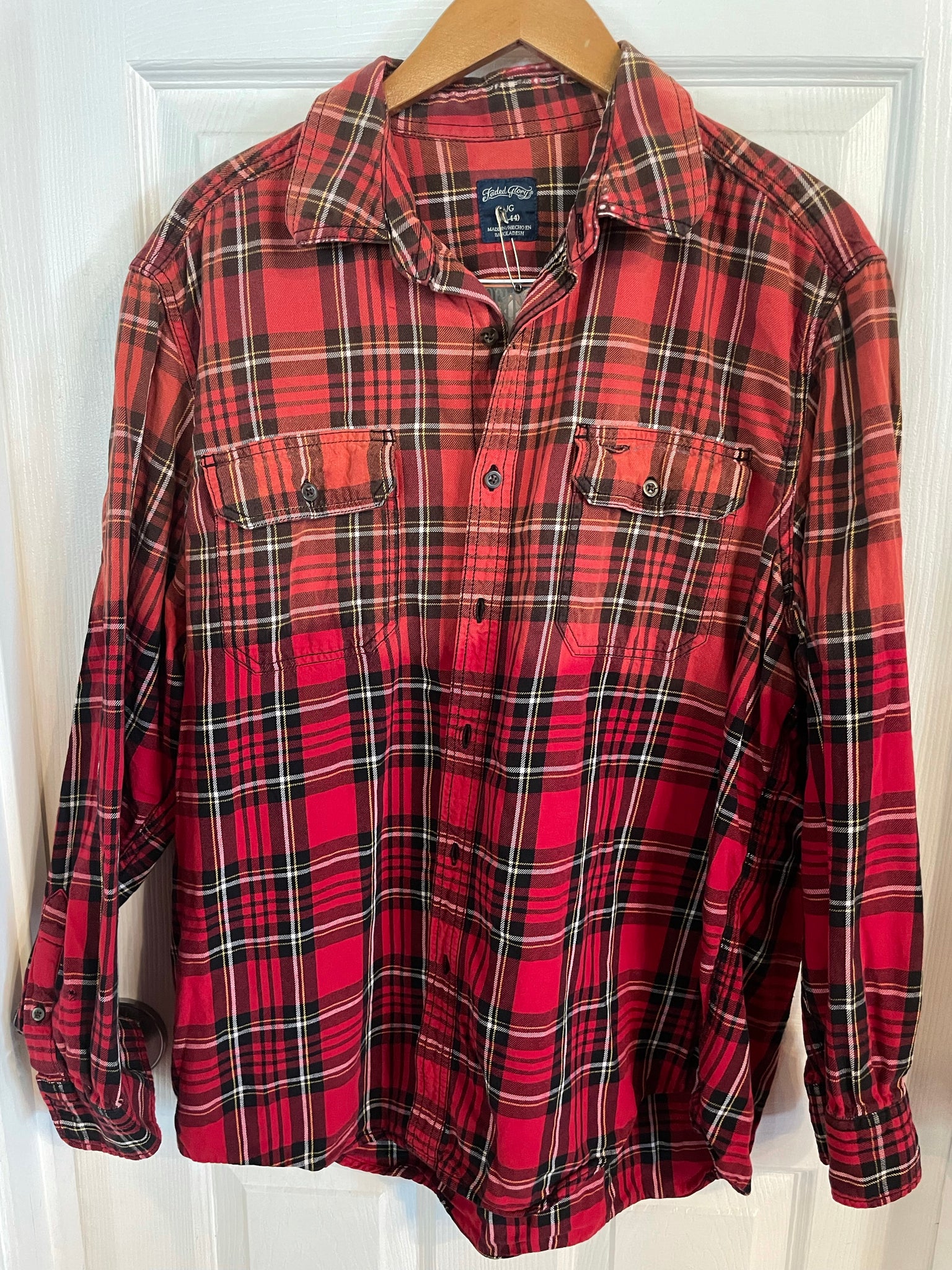 Cold Moon Collective Flannel - Red/Black Checkers L