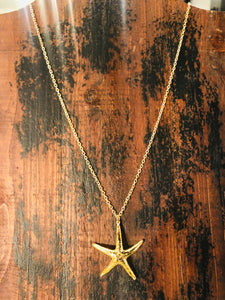 M Starfish Necklace