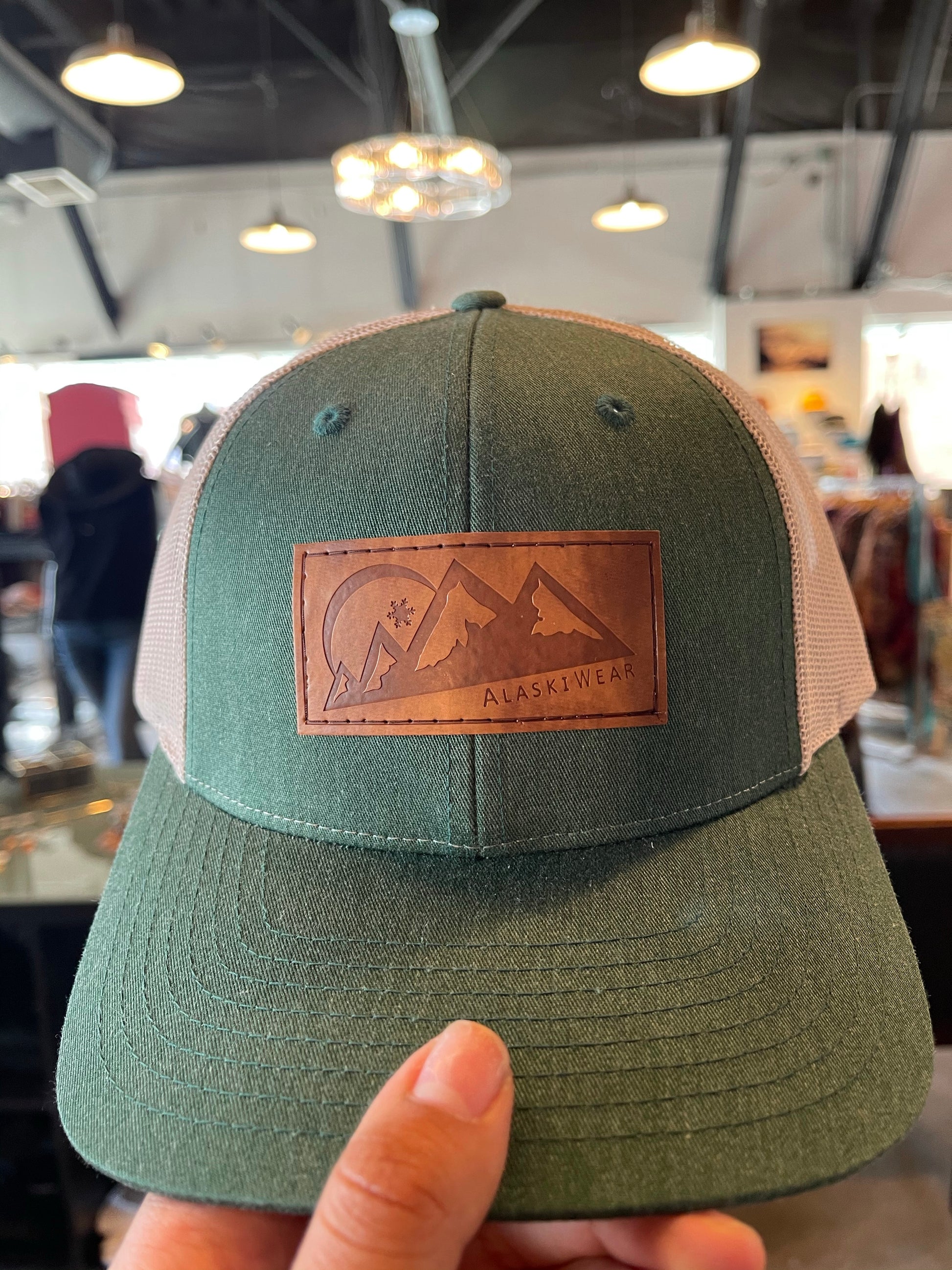 Adult Alaskiwear Curved Bill Hat- Assorted-Hat-Green-Bottoms Up Boutique-Anchorage AK