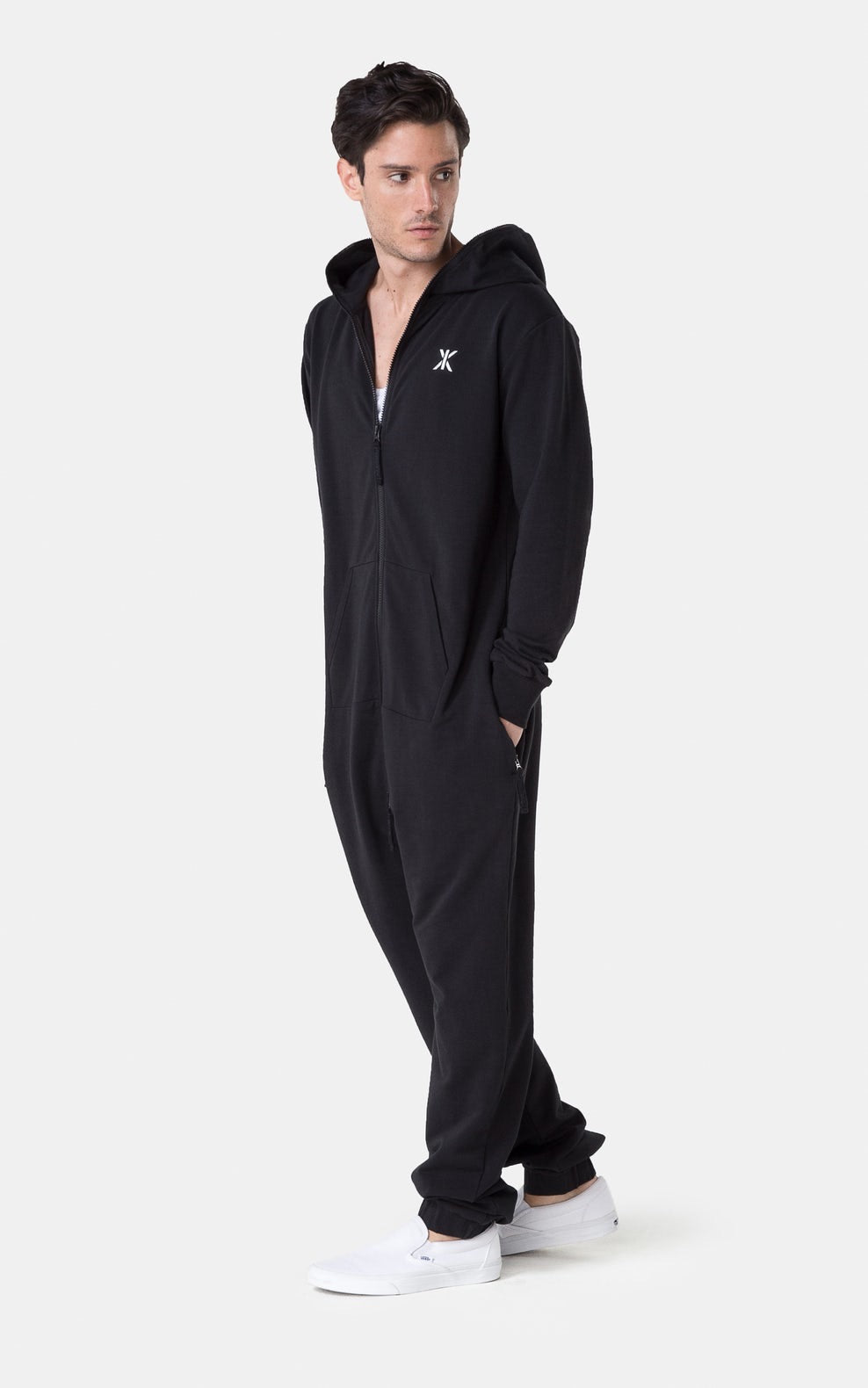 Onepiece Adult Onesie 2.0 in Black-Onesie-Bottoms Up Boutique-Anchorage AK