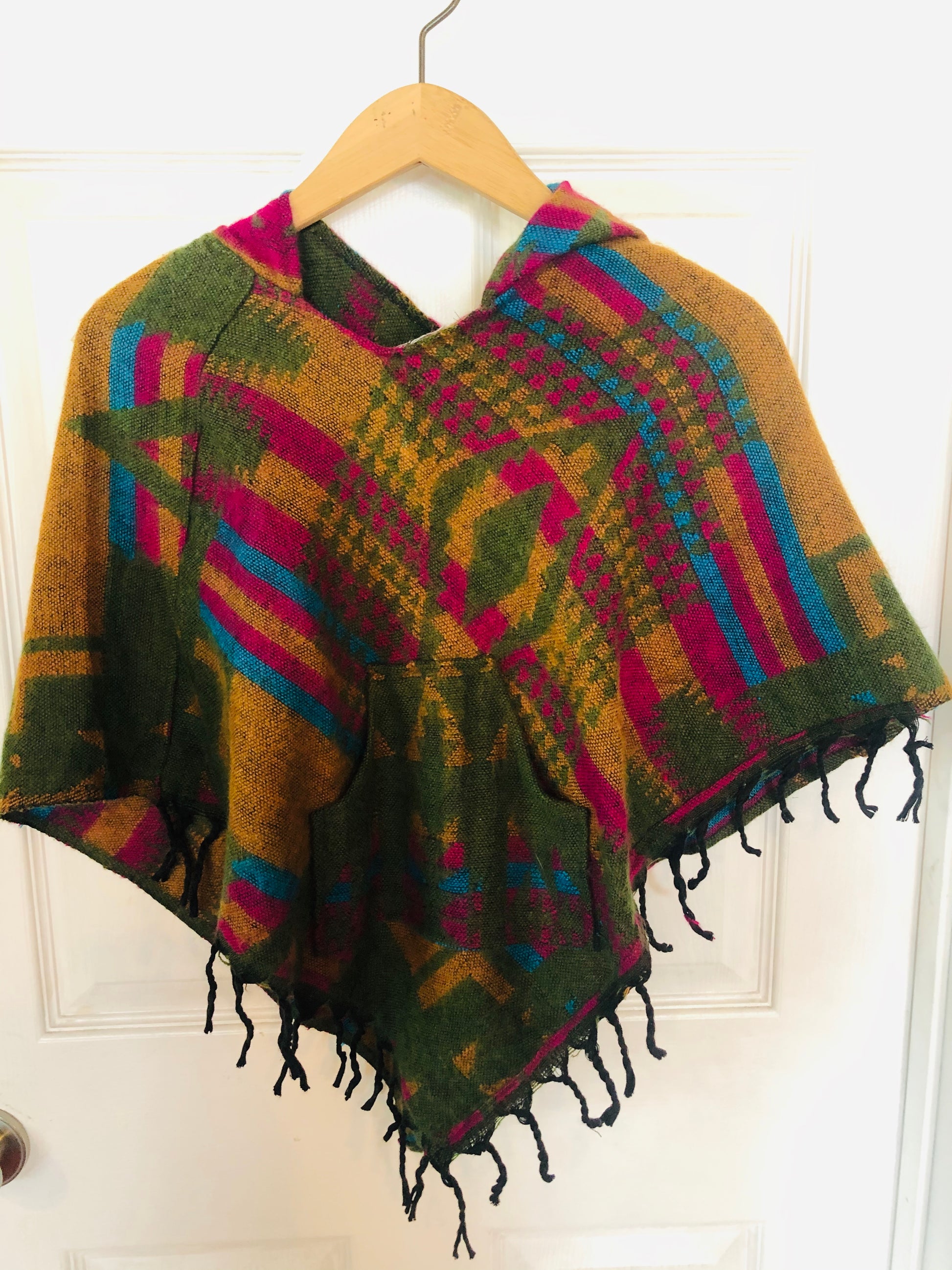 AlaskiWear Kids Poncho XL (6-8)-Local-Green-Bottoms Up Boutique-Anchorage AK