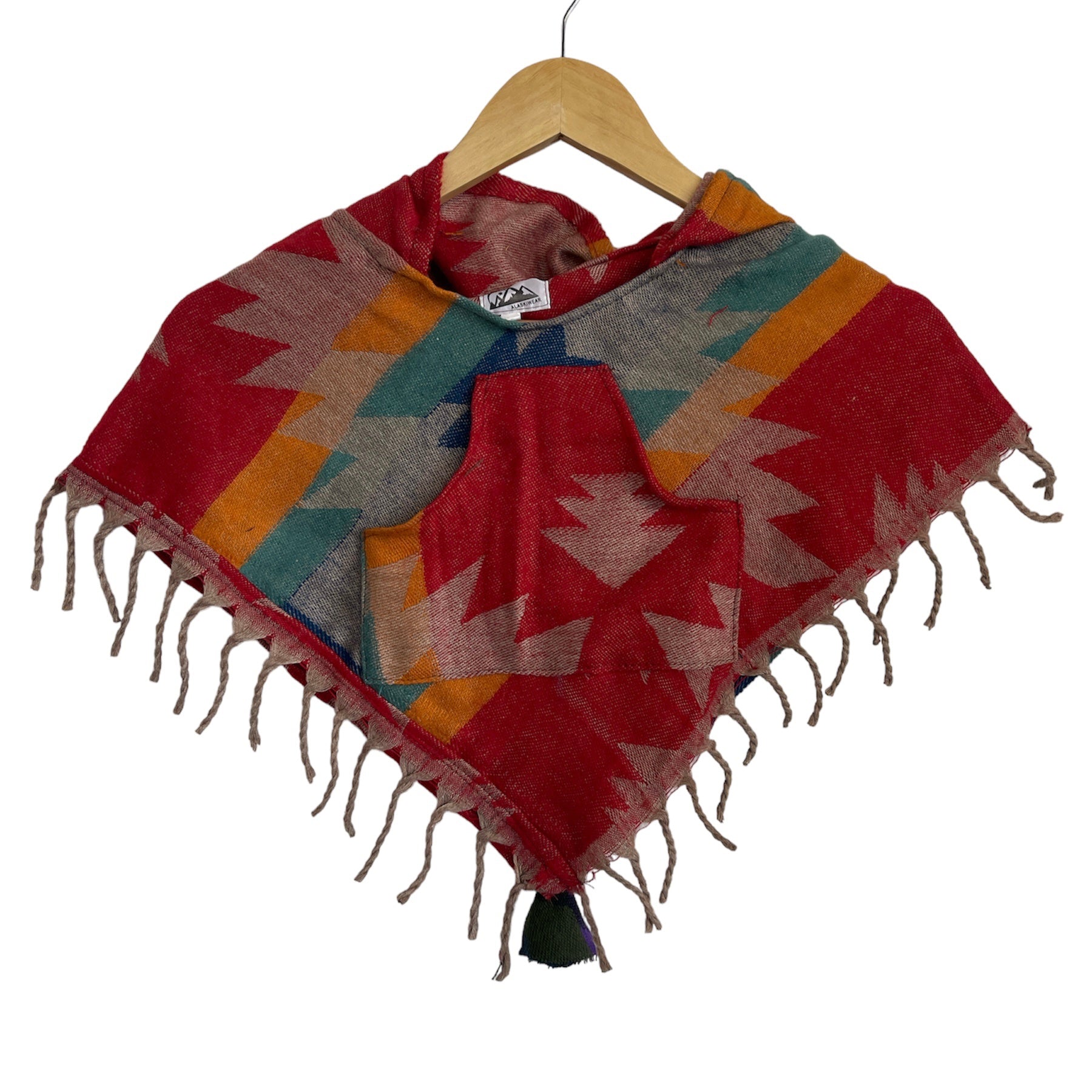 AlaskiWear Baby Poncho - S (3-18 mo.)-Local-Retro Red-Bottoms Up Boutique-Anchorage AK