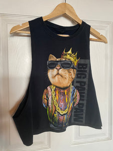 Cold Moon Cropped Tank Cat Crown S