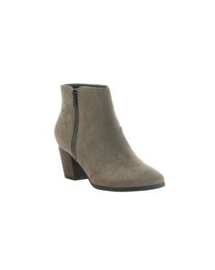 Taupe Heeled Ankle Boot