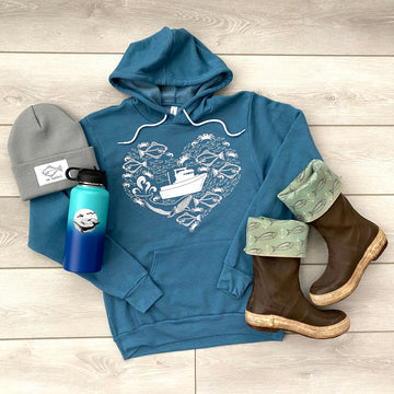 AK Ocean Love Teal-Local-Bottoms Up Boutique-Anchorage AK
