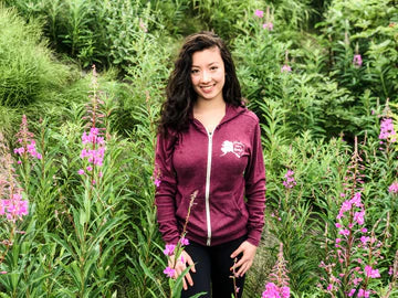 Alaska is Where the Heart Is Zip Up
