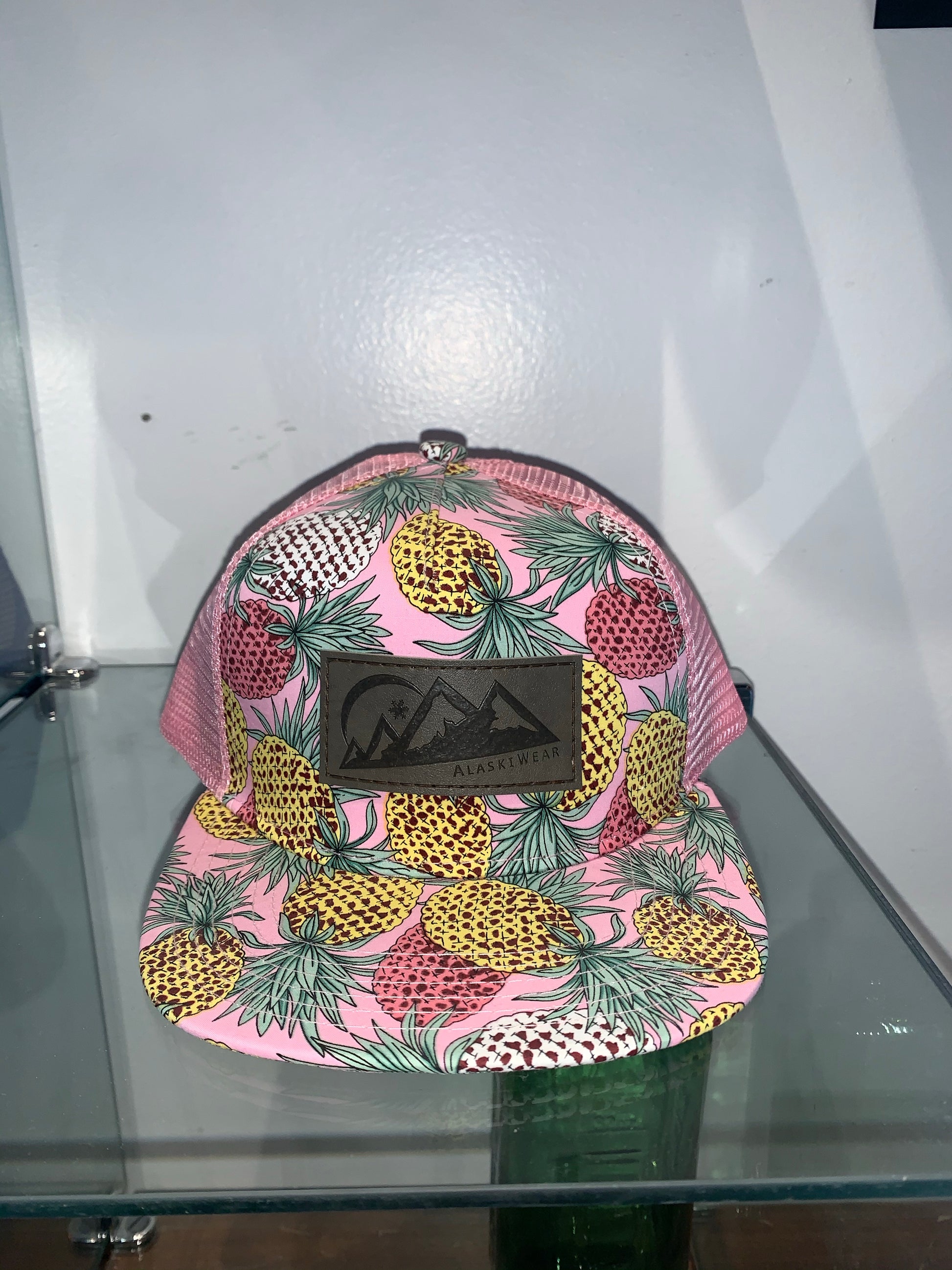 Alaskiwear Trucker Hat - Pineapple Adult-Hat-Pink-Bottoms Up Boutique-Anchorage AK