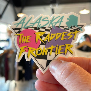 Alaska The Raddest Frontier Sticker