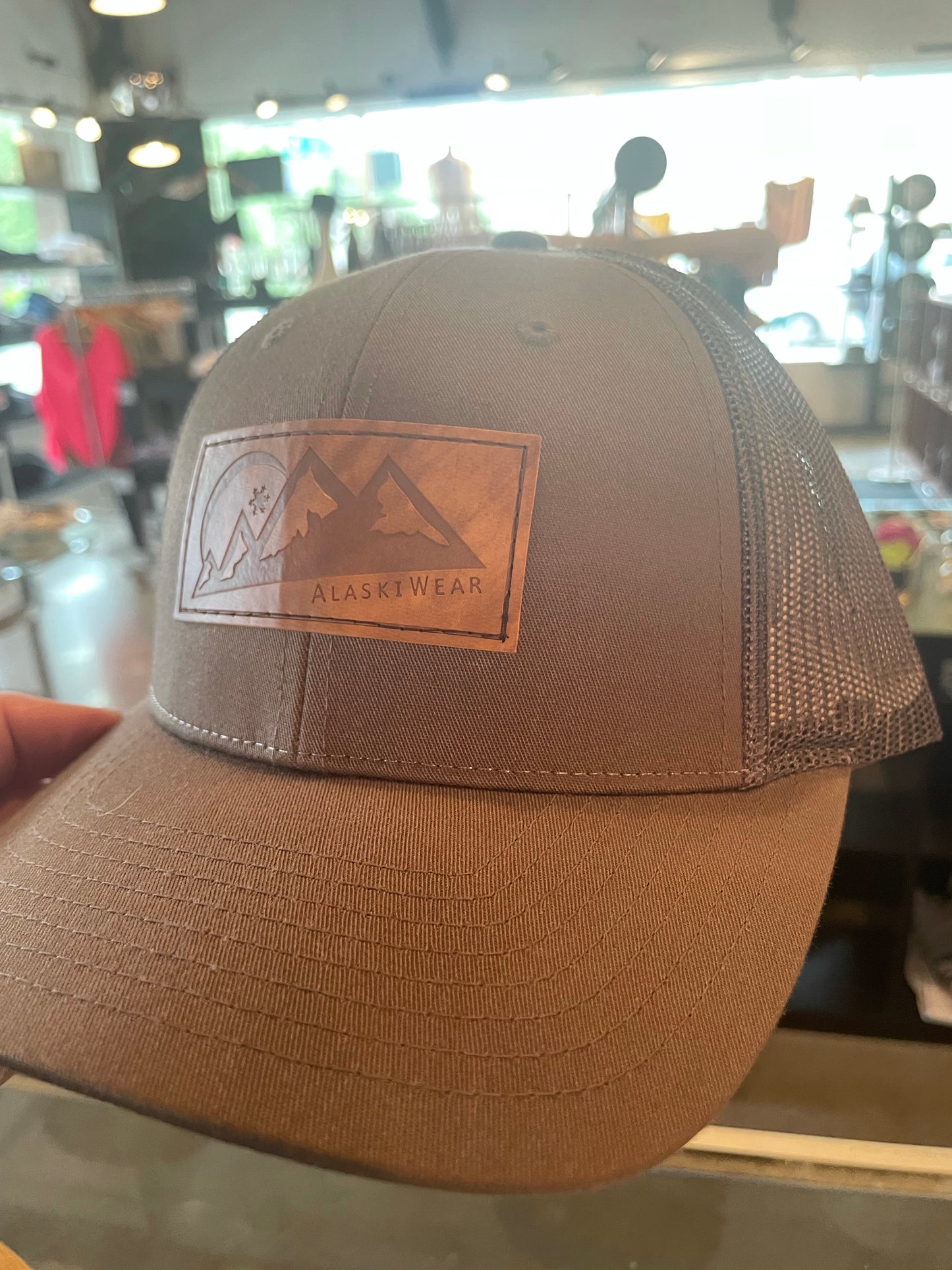 Adult Alaskiwear Curved Bill Hat- Assorted-Hat-Brown / Navy-Bottoms Up Boutique-Anchorage AK