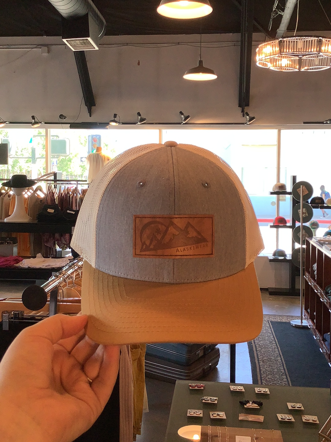 Adult Alaskiwear Curved Bill Hat- Assorted-Hat-Tan/Cream/Grey-Bottoms Up Boutique-Anchorage AK