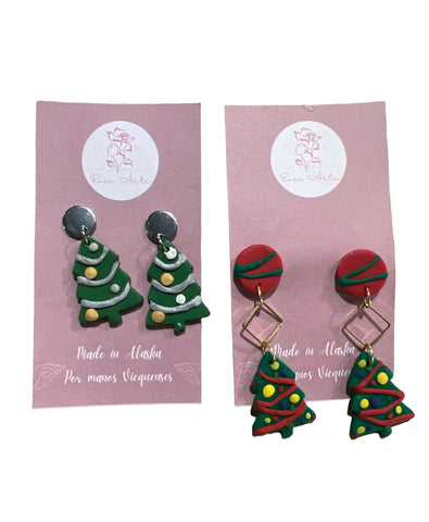 Assorted Clay Christmas Earrings