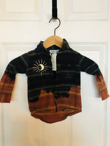 Sun Moon Flannels - Baby 18 Mo.