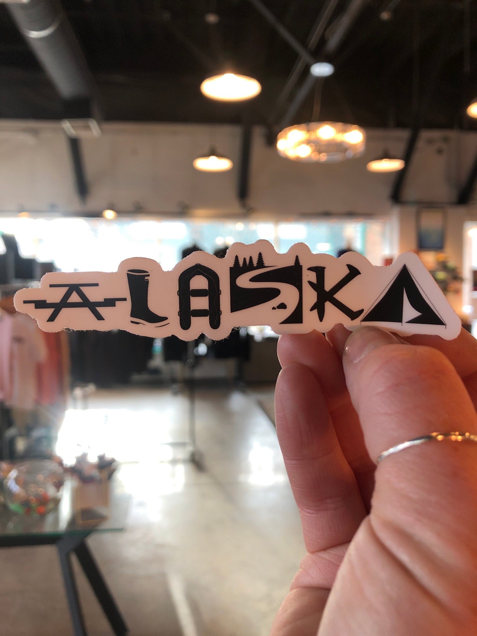 Alaska Life Sticker-Local-Bottoms Up Boutique-Anchorage AK