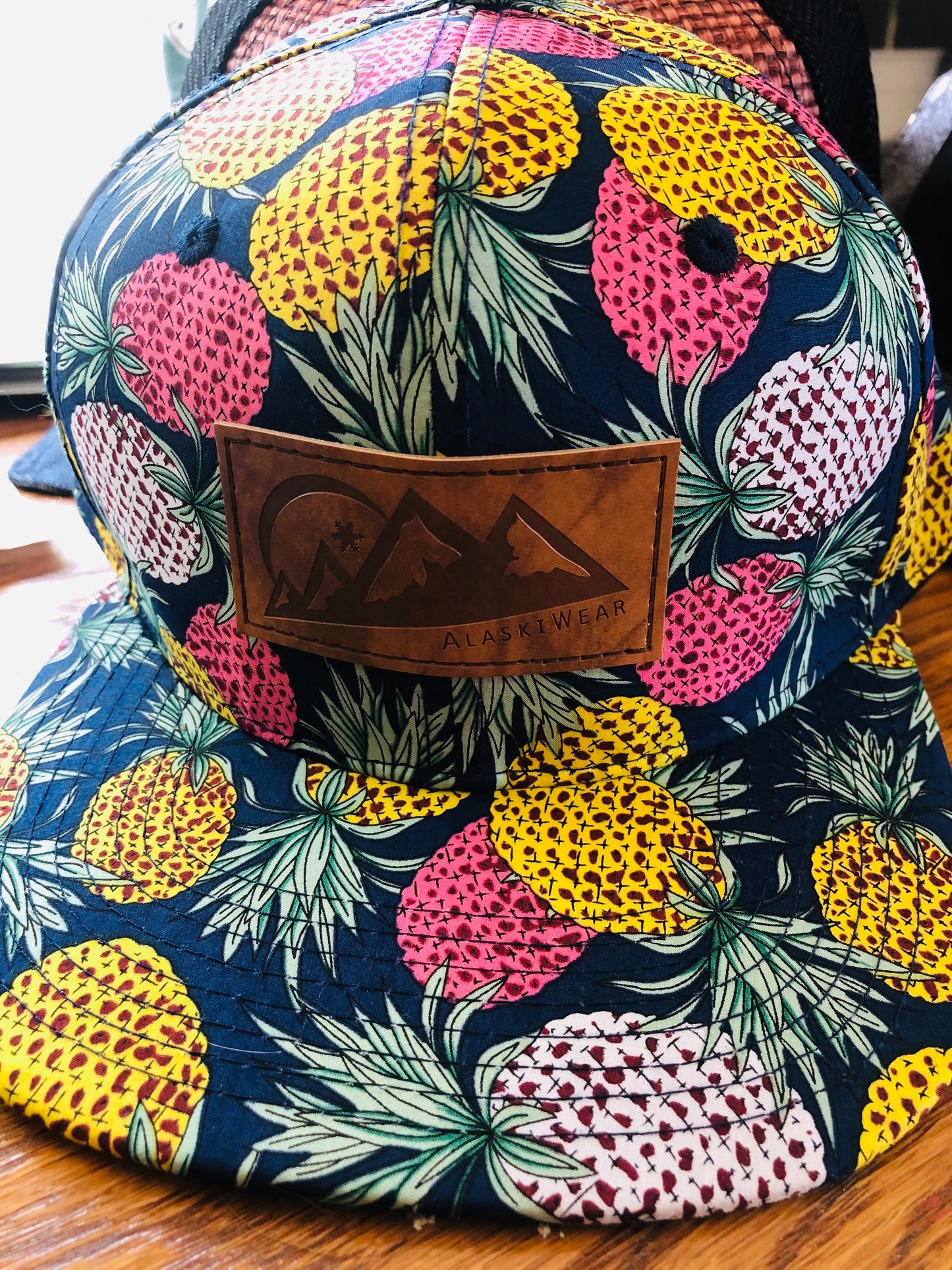 Alaskiwear Trucker Hat - Pineapple Adult-Hat-Navy-Bottoms Up Boutique-Anchorage AK
