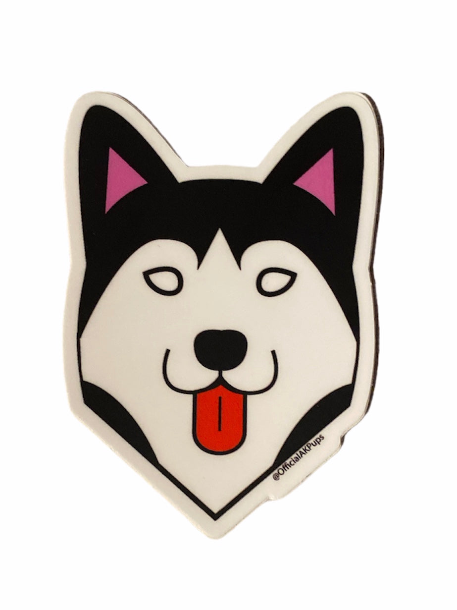 Husky Sticker AK Pups