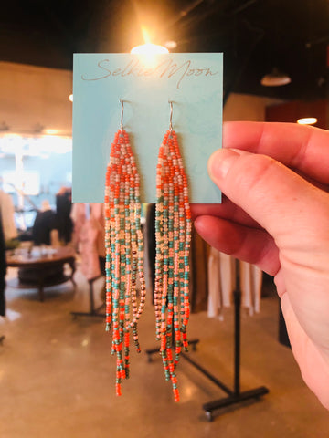 Seed Beaded Earrings