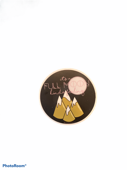 Full Moon Cold Moon Collective Sticker-Bottoms Up Boutique-Anchorage AK