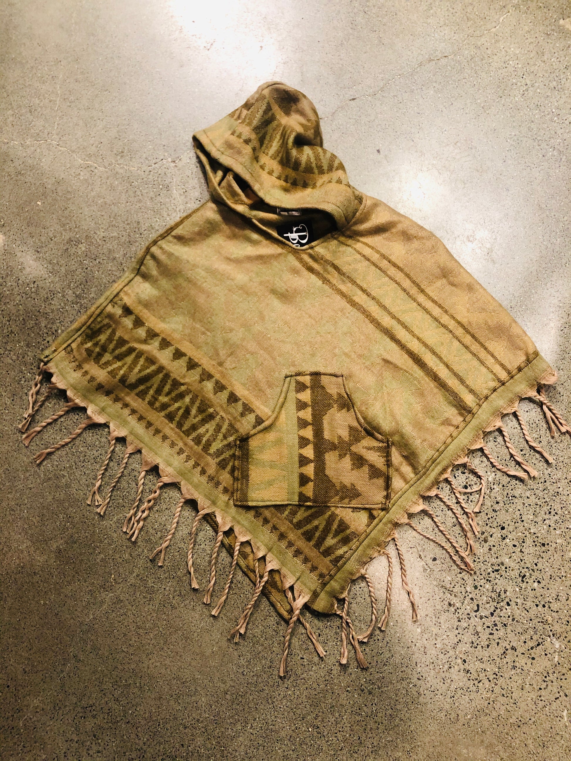 AlaskiWear Kids Poncho L (4-6)-Local-Taupe-Bottoms Up Boutique-Anchorage AK