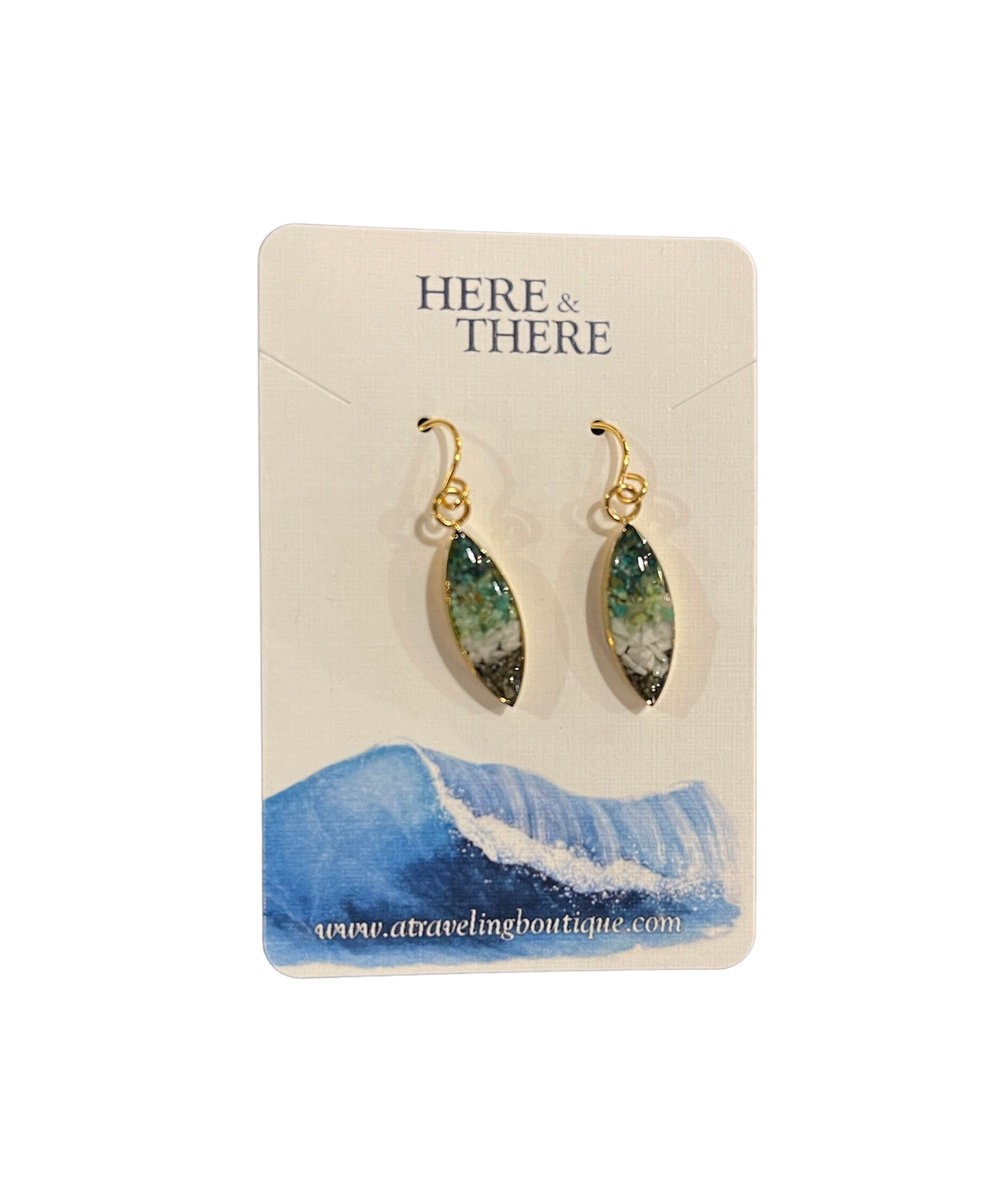 Destination Marquise Drop Earrings-Local-Bottoms Up Boutique-Anchorage AK