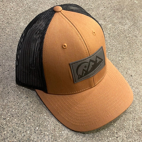 Curved Bill - Rust, Navy Mesh