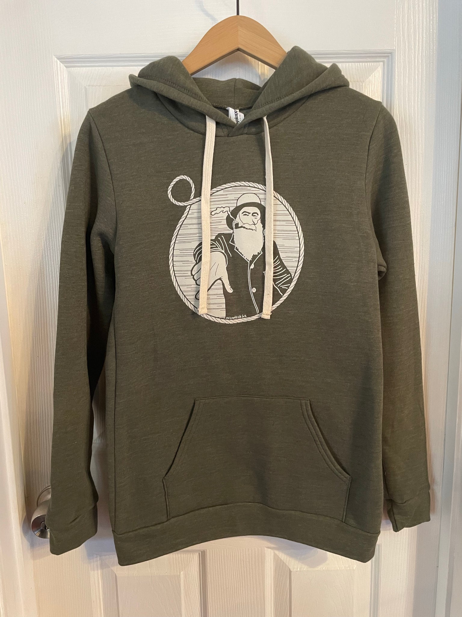 Captain Doug Pullover Hoodie in Olive by Scissorkick AK