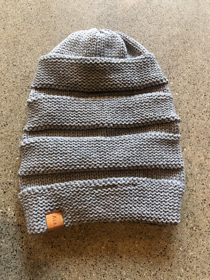 Slouchy Panel Beanie Assorted-Hat-Grey-Bottoms Up Boutique-Anchorage AK