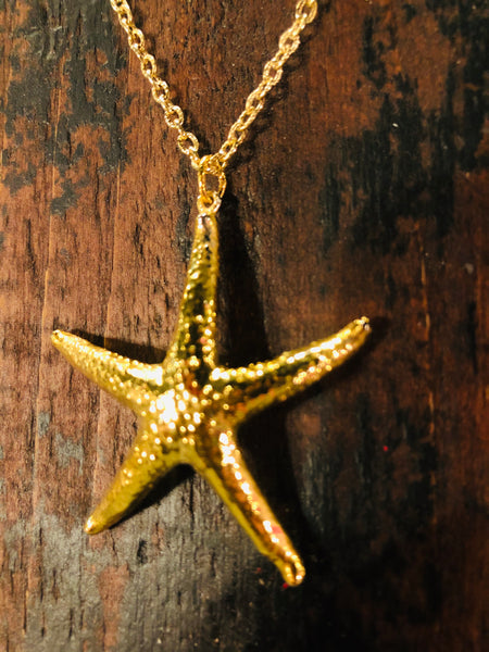 M Starfish Necklace