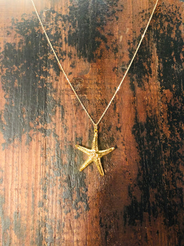 S Starfish Necklace