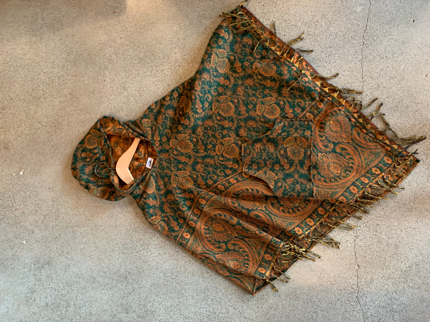 AlaskiWear Adult Blanket Poncho Long-Kimonos, Cardigans & Wraps-17-Bottoms Up Boutique-Anchorage AK
