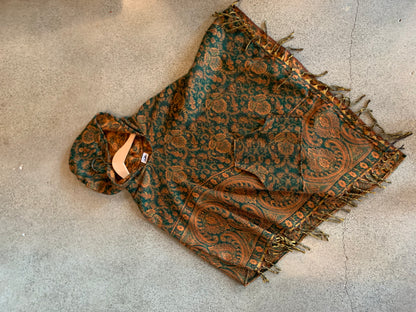 AlaskiWear Adult Blanket Poncho Long-Kimonos, Cardigans & Wraps-17-Bottoms Up Boutique-Anchorage AK