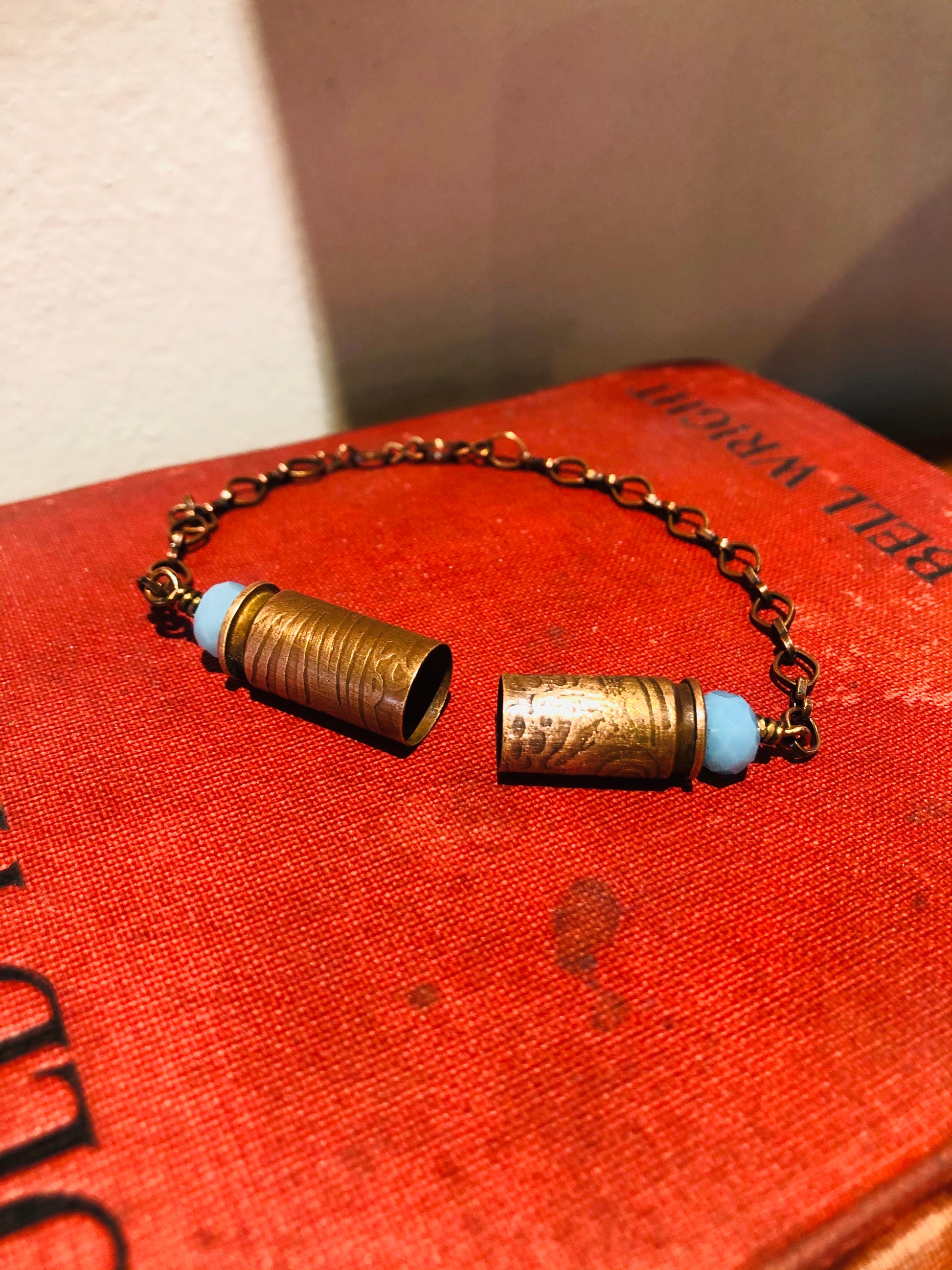 Bullet Casing Hand Etched Bracelet-Local-Bottoms Up Boutique-Anchorage AK