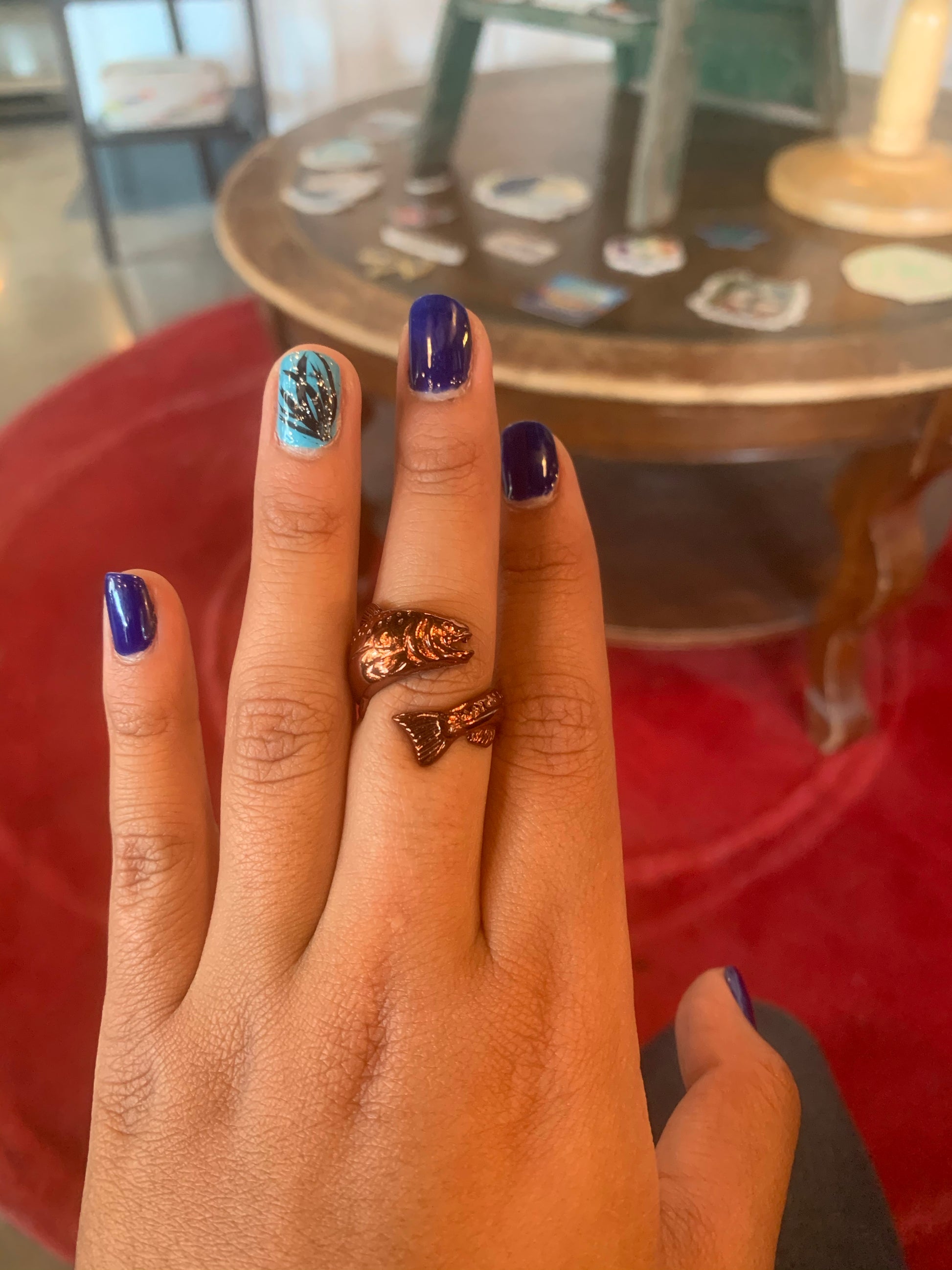 Salmon Ring-Jewelry-Bronze-Bottoms Up Boutique-Anchorage AK