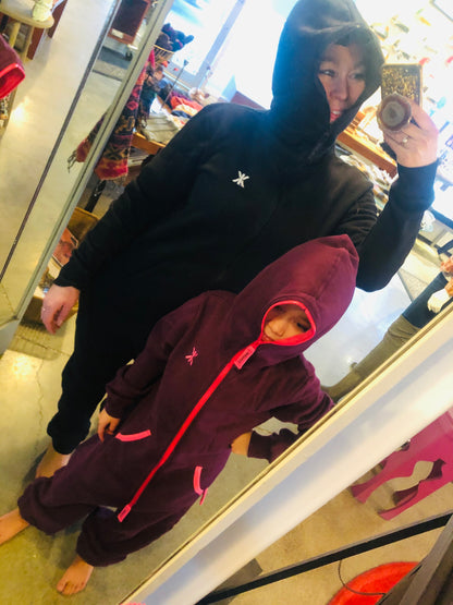 Onepiece Adult Onesie 2.0 in Black-Onesie-Bottoms Up Boutique-Anchorage AK